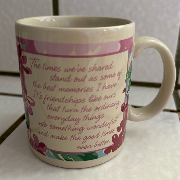 Hallmark Other - VTG Hallmark friendship poem mug roses flowers coffee cup